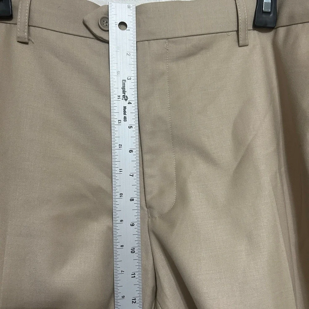 Giorgio Fiorelli 2-Piece Suit Blazer 49 Tan Two-Button 40X24 Trousers Flat Front